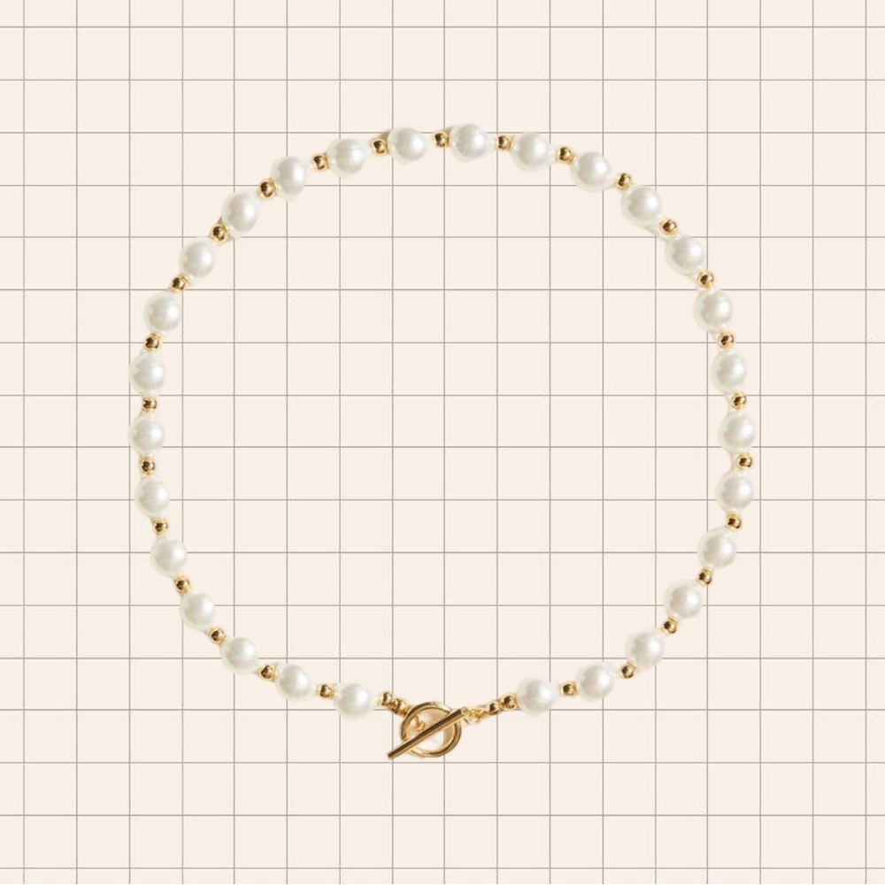 En Route Pretty in Pearls 18k Gold Necklace